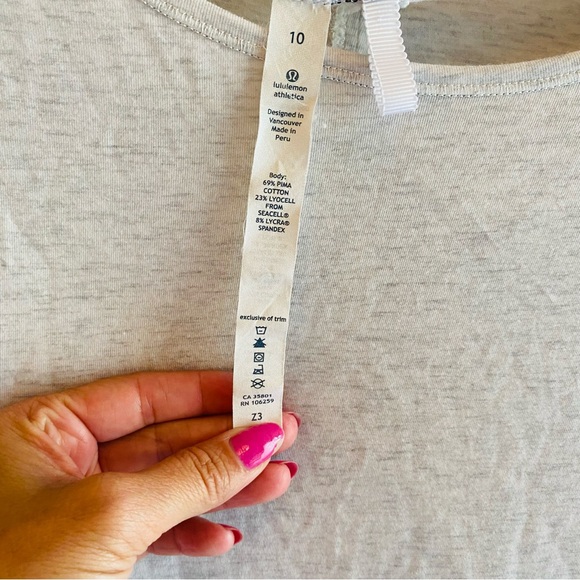 Lululemon Devotion Long Sleeve Tee - Size 10 - Picture 7 of 7
